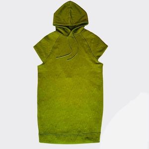 🏷️ SOLD! Yitty Major Label Backless Short Sleeve Hoodie Green Small